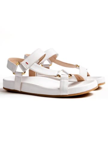 LLOYD Leder-Sandalen in Weiß