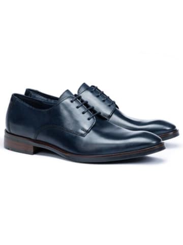 LLOYD Leder-Schnürschuhe "Odil" in Dunkelblau