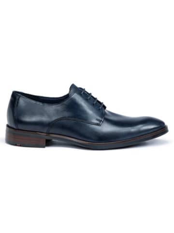 LLOYD Leder-Schnürschuhe "Odil" in Dunkelblau
