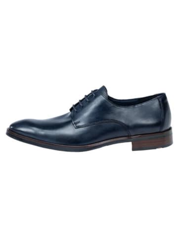 LLOYD Leder-Schnürschuhe "Odil" in Dunkelblau