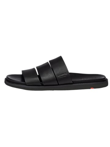 LLOYD Leren slippers "Emino" zwart