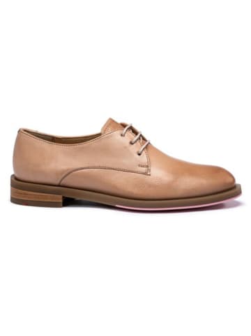 LLOYD Leder-Schnürschuhe in Hellbraun