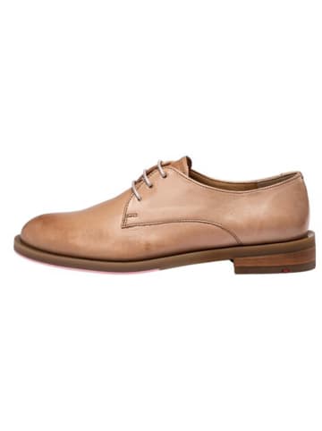 LLOYD Leder-Schnürschuhe in Hellbraun