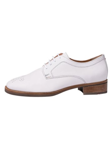 LLOYD Leder-Schnürschuhe in Weiß