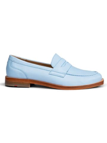LLOYD Leder-Mokassins in Hellblau