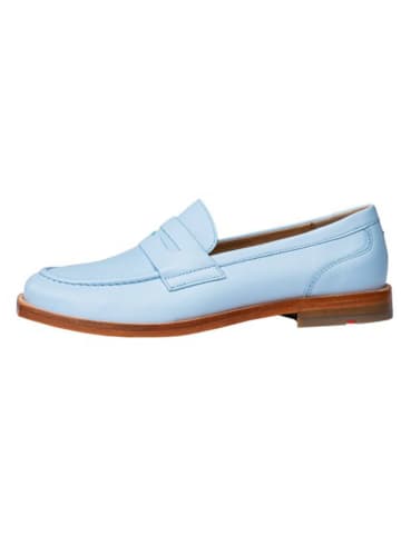 LLOYD Leder-Mokassins in Hellblau