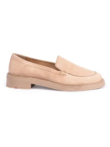 LLOYD Leren instappers beige
