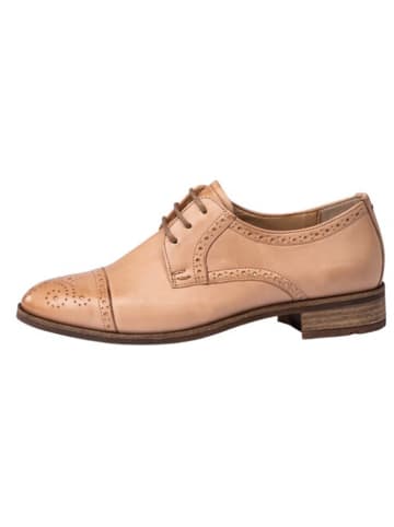 LLOYD Leren veterschoenen lichtbruin