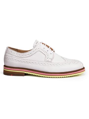 LLOYD Leder-Schnürschuhe in Creme