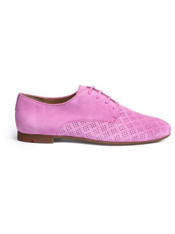 LLOYD Leder-Schnürschuhe in Rosa