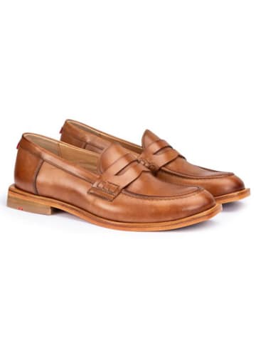LLOYD Leder-Slipper in Hellbraun