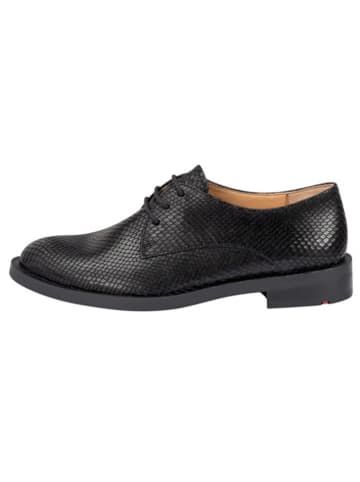 LLOYD Leder-Schnürschuhe in Schwarz