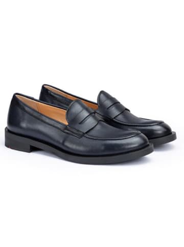 LLOYD Leder-Slipper in Dunkelblau