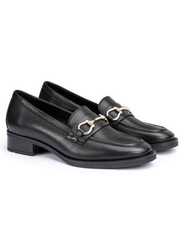 LLOYD Leder-Slipper in Schwarz