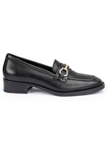 LLOYD Leder-Slipper in Schwarz