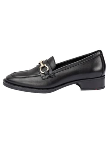 LLOYD Leder-Slipper in Schwarz