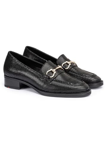 LLOYD Leder-Slipper in Schwarz