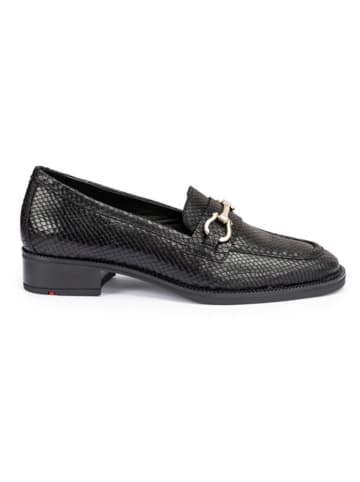 LLOYD Leder-Slipper in Schwarz