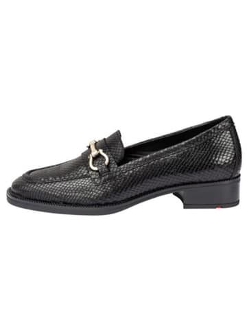 LLOYD Leder-Slipper in Schwarz