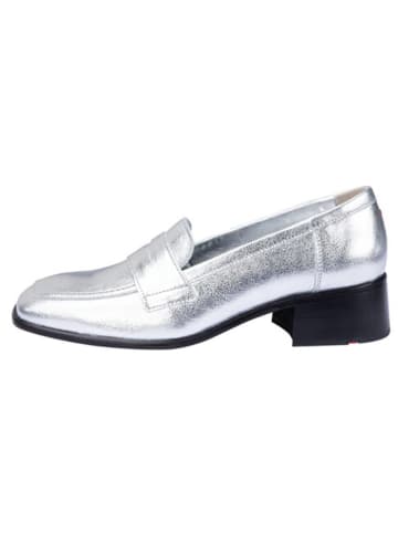 LLOYD Leder-Slipper in Silber