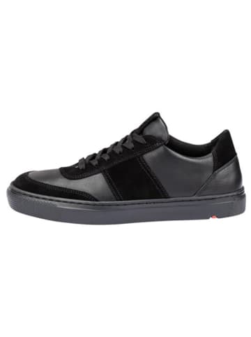 LLOYD Leder-Sneakers in Schwarz/ Anthrazit