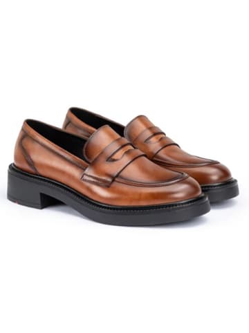 LLOYD Leder-Slipper in Hellbraun