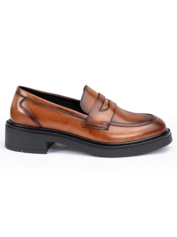 LLOYD Leder-Slipper in Hellbraun