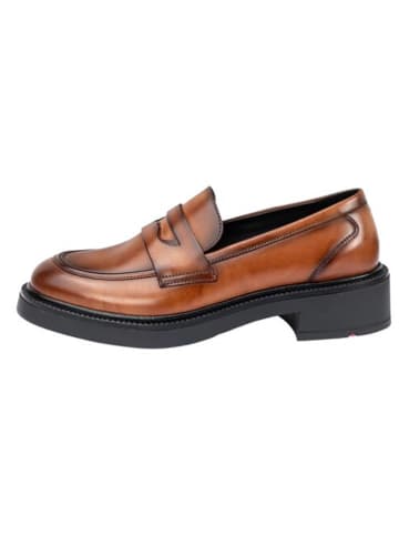 LLOYD Leder-Slipper in Hellbraun