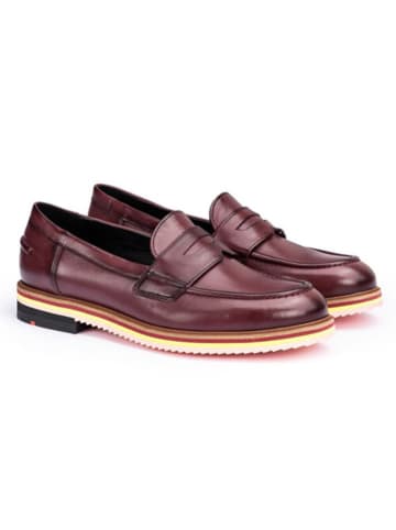 LLOYD Leder-Slipper in Bordeaux