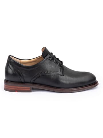 LLOYD Leder-Schnürschuhe in Schwarz