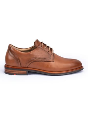 LLOYD Leder-Schnürschuhe in Hellbraun