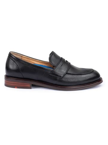 LLOYD Leder-Slipper in Schwarz