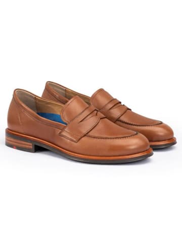 LLOYD Leder-Slipper in Hellbraun