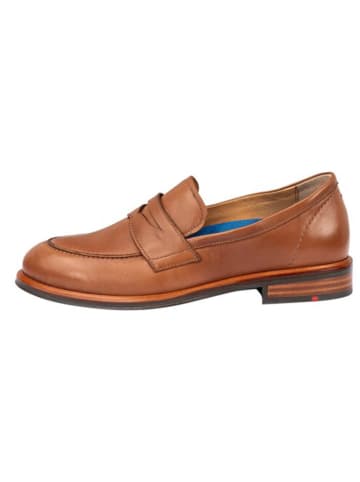 LLOYD Leder-Slipper in Hellbraun