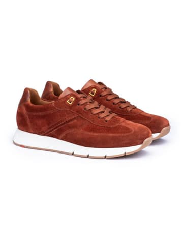LLOYD Leder-Sneakers "Adron" in Hellbraun
