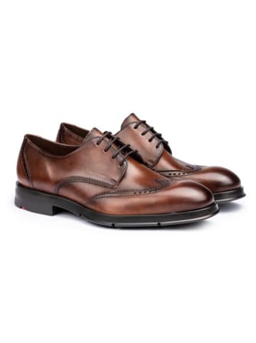 LLOYD Leder-Schnürschuhe "Nairobi" in Hellbraun