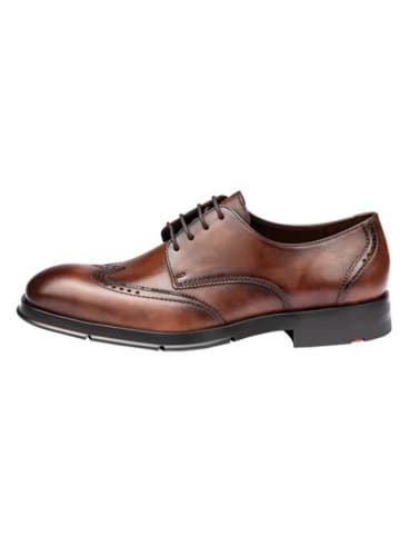 LLOYD Leder-Schnürschuhe "Nairobi" in Hellbraun