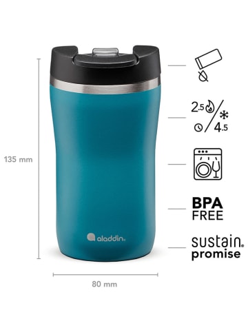 aladdin Thermobecher "Barista Café" in Petrol - 250 ml