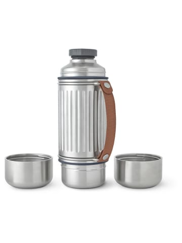 Black+Blum Isolierflasche "Explorer" in Silber -1 l