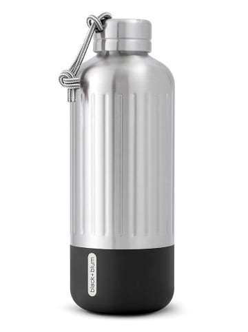 Black+Blum Isolierflasche "Explorer" in Silber/ Schwarz - 850 ml