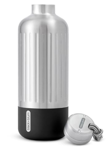 Black+Blum Isolierflasche "Explorer" in Silber/ Schwarz - 850 ml