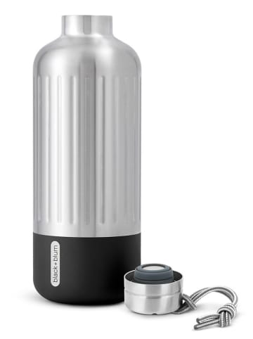 Black+Blum Isolierflasche "Explorer" in Silber/ Schwarz - 850 ml