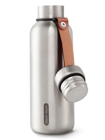 Black+Blum Isolierflasche in Silber/ Schwarz - 500 ml