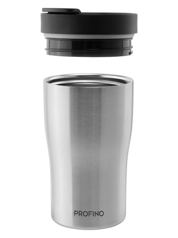 Profino Kubek termiczny "Barista" w kolorze srebrnym - 250 ml