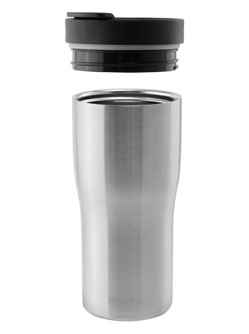 Profino Kubek termiczny "Barista" w kolorze srebrnym - 350 ml