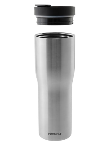 Profino Kubek termiczny "Barista" w kolorze srebrnym - 500 ml