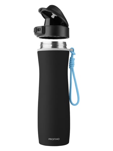 Profino Isolierflasche "Active" in Schwarz - 625 ml