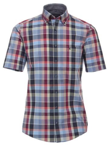 CASAMODA Hemd - Regular fit - in Rot/ Hellblau