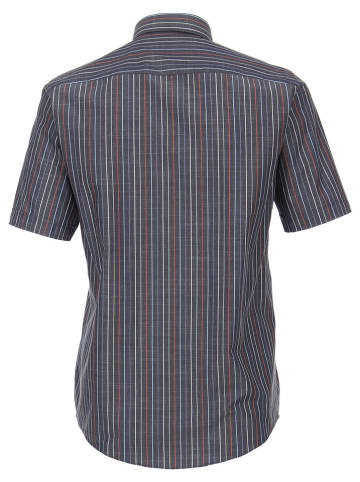 CASAMODA Hemd - Regular fit - in Dunkelblau/ Rot