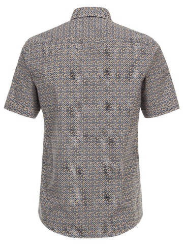 CASAMODA Hemd - Regular fit - in Orange/ Dunkelblau